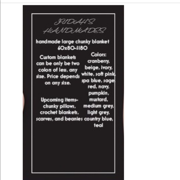 Order you handmade chunky blanket now!!!🧡💛 - Picture 8 of 8